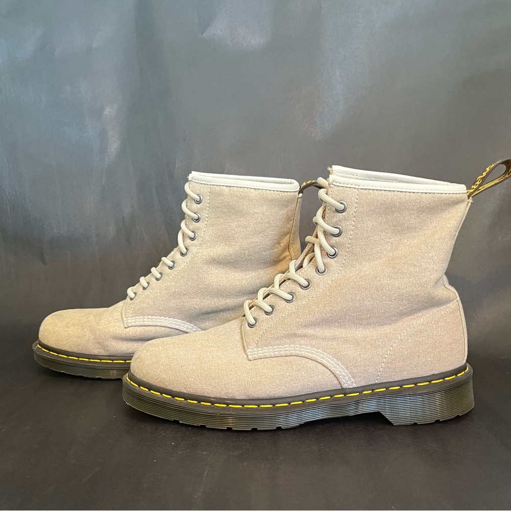 Bone 1460 Washed Canvas Ankle Boot - Men Sz 11